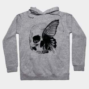 Butterfly Skull Art Hoodie